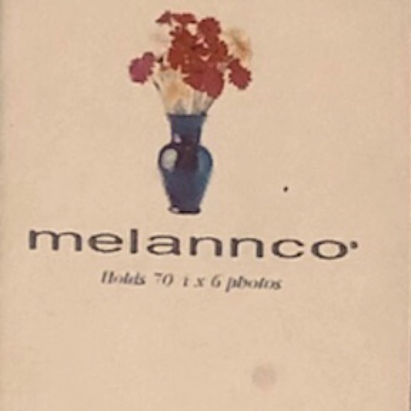 Melannco Photo Album Vintage Blue Floral Pressed Flower Design - Picture 3 of 4